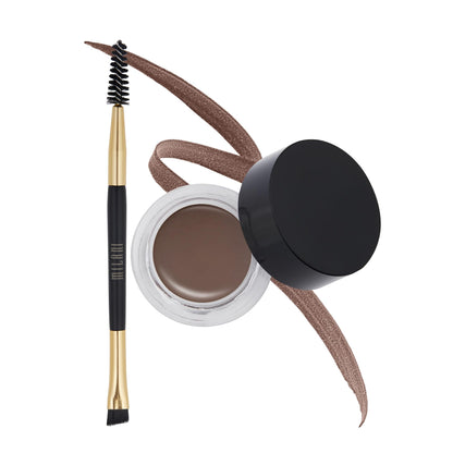 Milani Stay Put Brow Color - Long Lasting Eyebrow Color - Dark Brown Milani