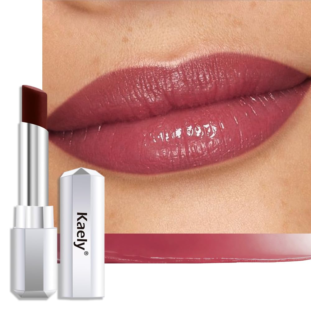 Kaely Lip Oil Stick Makeup, Tinted Lip Balm Glossy Lipstick for Women Kaely