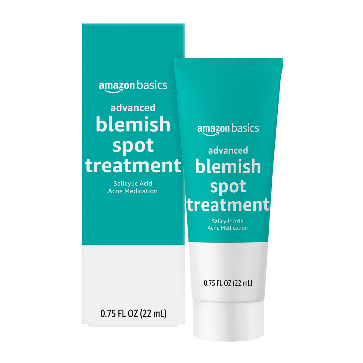 Amazon Basics Advanced Acne Spot Treatment with 2% Salicylic Acid Medication, Blemish Treatment, 0.75 Fluid Ounces, 1-Pack Amazon Basics
