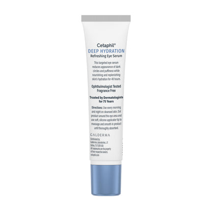 Cetaphil Deep Hydration Refreshing Eye Serum, Dark Circles, 0.5oz Cetaphil