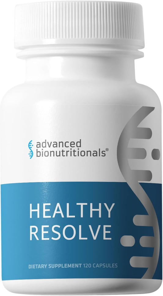 Advanced Bionutritionals Healthy Resolve Multivitamin 40 Nutrients with Lutein, Lycopene, B Vitamins, D3, Calcium Citrate & Antioxidants – Eye, Heart, Brain & Immune Support – 60 Capsules