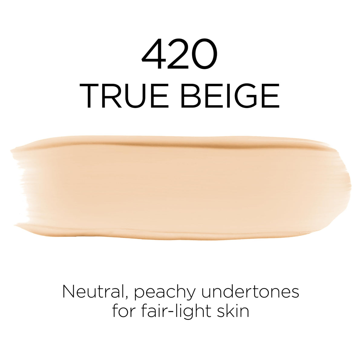 L'Oreal Paris Makeup Infallible Up to 32 Hour Fresh Wear Lightweight Foundation, 420 True Beige, 1 Fl Oz, Packaging May Vary L'Oreal Paris