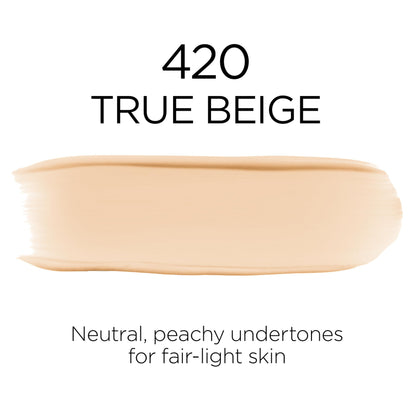 L'Oreal Paris Makeup Infallible Up to 32 Hour Fresh Wear Lightweight Foundation, 420 True Beige, 1 Fl Oz, Packaging May Vary L'Oreal Paris
