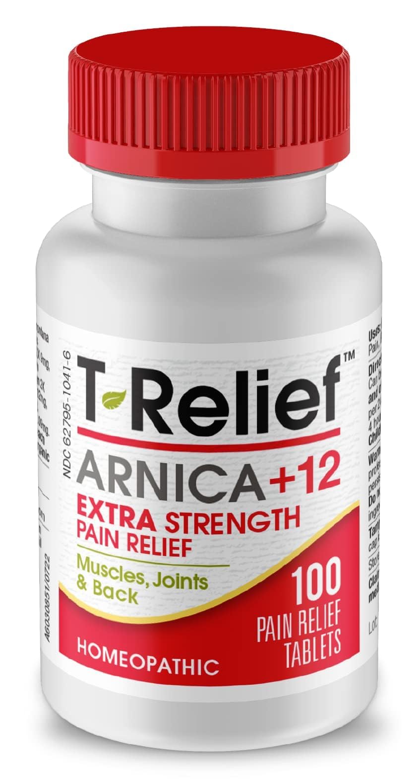 MediNatura T-Relief Extra Strength Pain Relief Arnica +12 Natural Relieving Actives for Back Pain Joint Soreness Muscle Aches & Stiffness, Whole Body Fast-Acting Relief for Women & Men - 100 Tablets MediNatura buy australia supplements