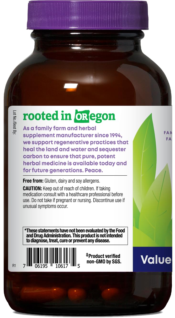 Oregon's Wild Harvest Rhodiola Supplement, 60 Count Gsupps Australia