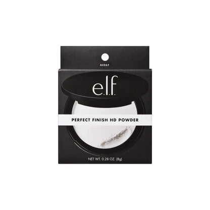 e.l.f. Perfect Finish HD Powder, Blurs Fine Lines & Imperfections, All Day Wear, Perfect for On The Go, 0.28 Oz e.l.f.