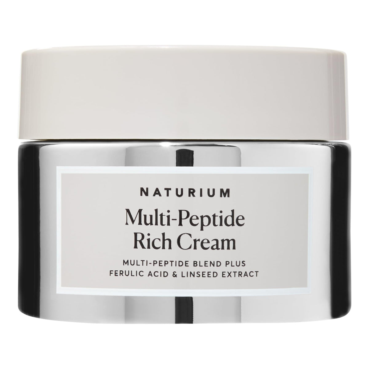 Naturium Multi-Peptide Rich Cream, Hydrating & Nourishing to Help Appearance of Fine Lines & Wrinkles, Vegan & Cruelty-Free, 1.7 oz Naturium