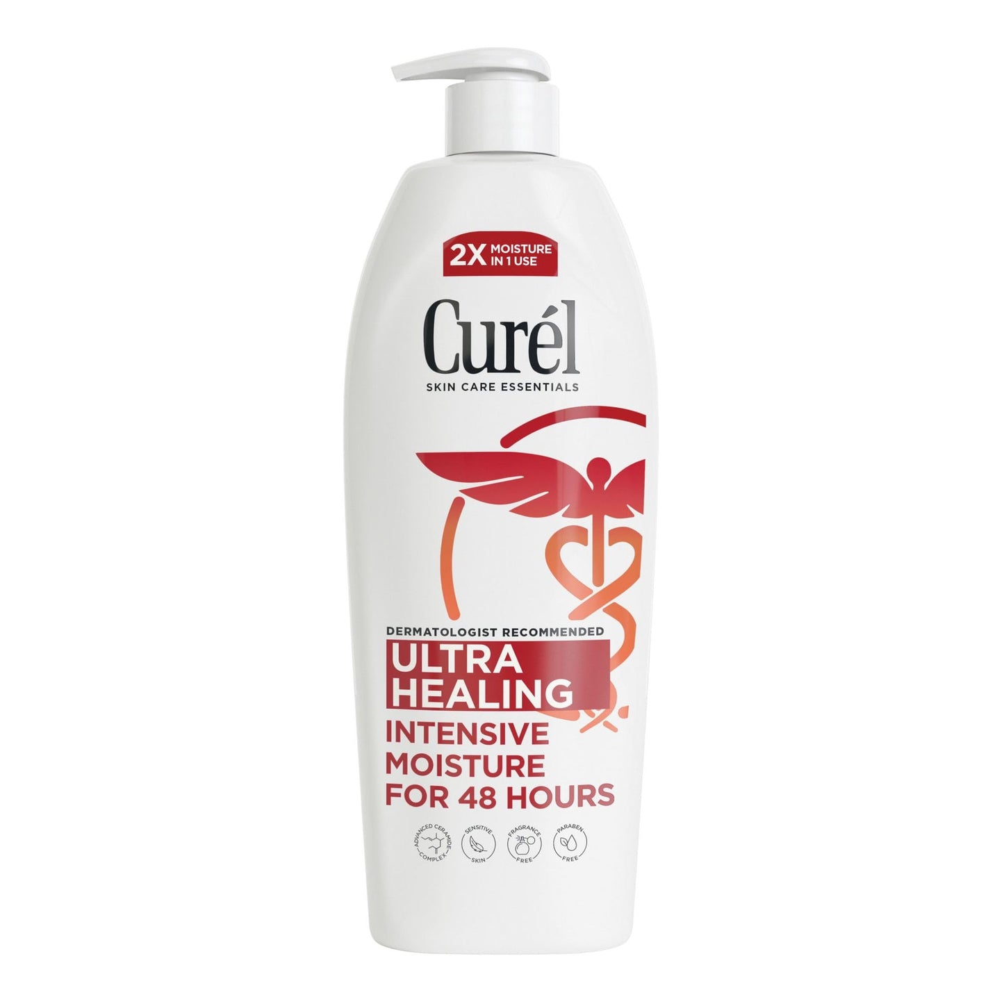 Curel Ultra Healing Intensive Fragrance-Free Lotion For Extra-Dry Skin, Dermatologist Recommended, Ideal for Sensitive Skin Curel