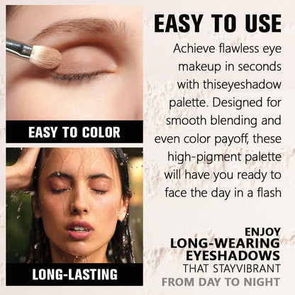 HHLTOH Champagne Shimmer Cream Eyeshadow, Light Gold Sheer Metallic Glow Glitter Eye Shadow for Mature Skin, Lightweight Blendable, Subtle Shimmer, Crease-Proof, Vegan & Cruelty-Free Sombras para Ojos HHLTOH