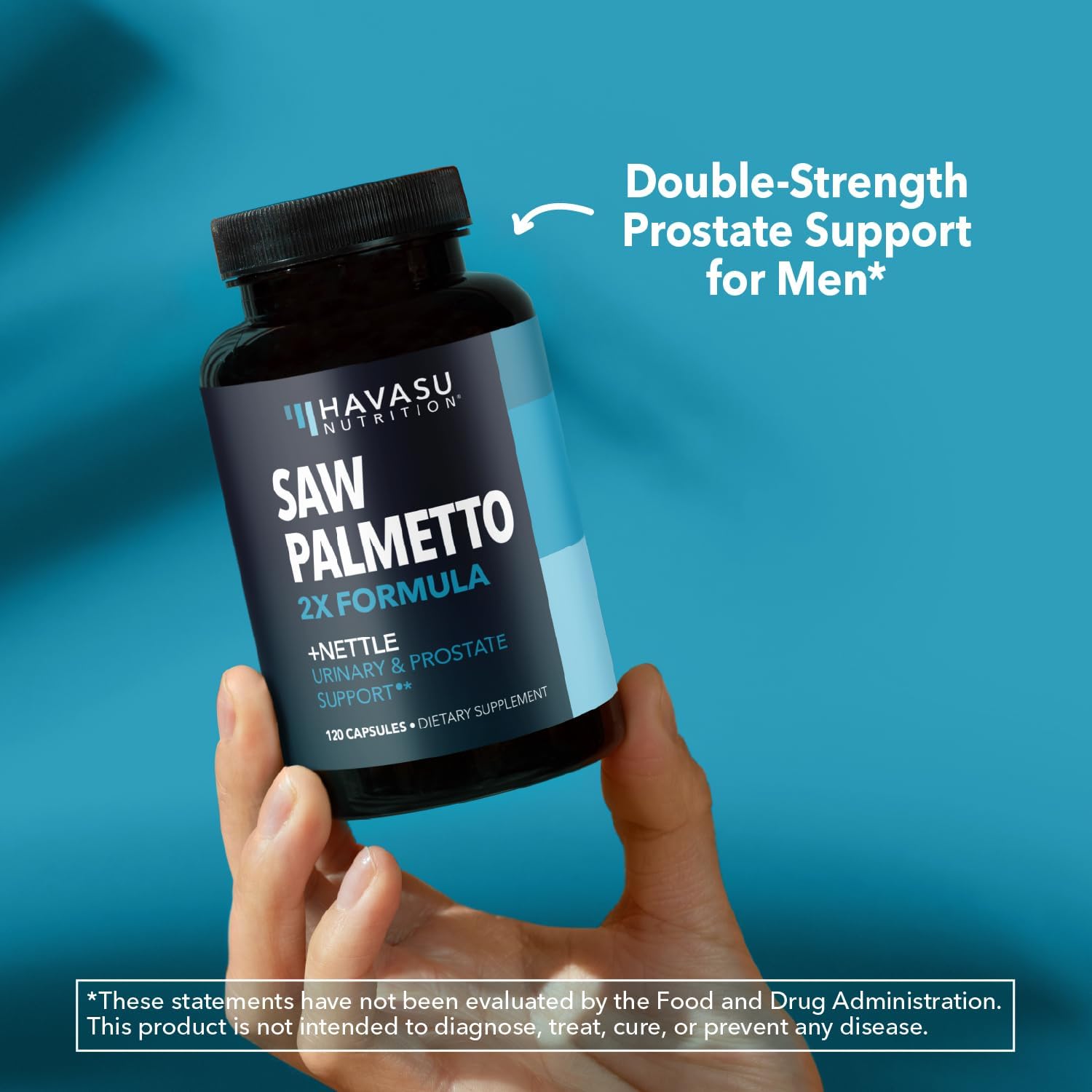 Saw Palmetto and Nettle Root Extract, Prostate Health Supplement, 120 Count | DHT Blocker and Prostate Health Supplement for Men, Supports Urinary Tract Health and Flow, Vegan, Non-GMO, 60-Day Supply Gsupps Australia