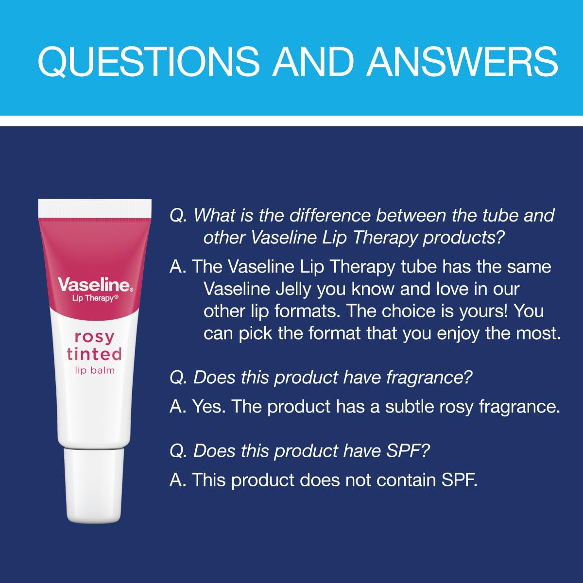 Vaseline Lip Therapy Rosy Lips Moisturizing Lip Balm - Twin Pack (2-Pack) Vaseline