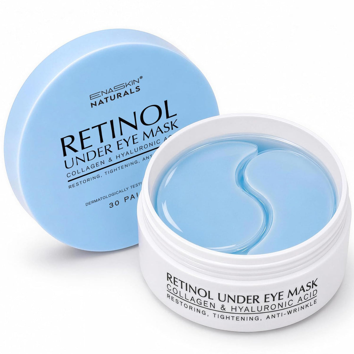 Enaskin Naturals Under Eye Patches for Puffy Eyes & Dark Circles 60 Patches Enaskin Naturals