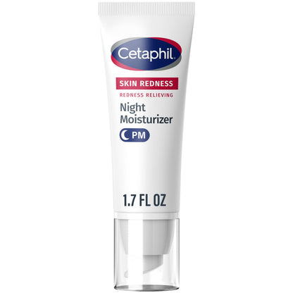 Cetaphil Redness Relieving Night Cream Face Moisturizer, 1.7oz Cetaphil