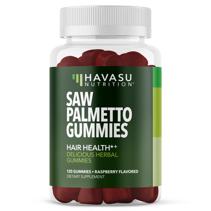 Saw Palmetto Gummies for Men, Prostate Health Supplement, 60 Count | DHT Blocker for Men for Hair Health & Male Patterned Balding, Supports Scalp and Prostate Wellness, Raspberry, 30 Day Supply Gsupps Australia