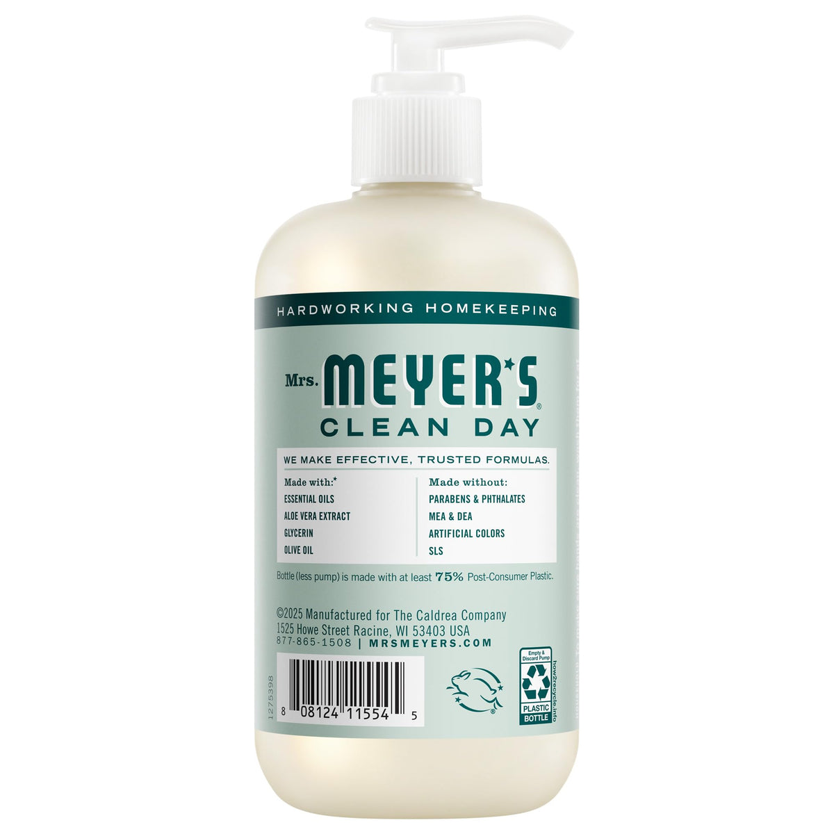 MRS. MEYER'S CLEAN DAY Liquid Hand Soap, Birchwood, 12.5 fl oz, 3 Pack Mrs. MEYER'S