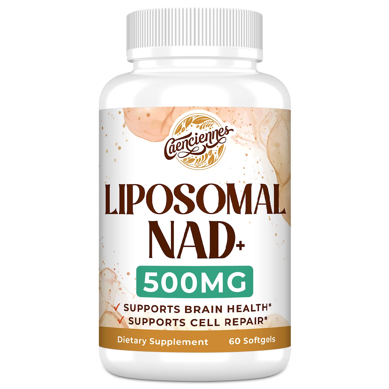 Caenciennes Liposomal NAD+ 500 MG Supplement, True NAD Plus Supplement, Superior Absorption, Boost NAD+ More Efficient Than Nicotinamide Riboside for Cellular Energy, Healthy Aging, 60 Serving Caenciennes buy australia supplements