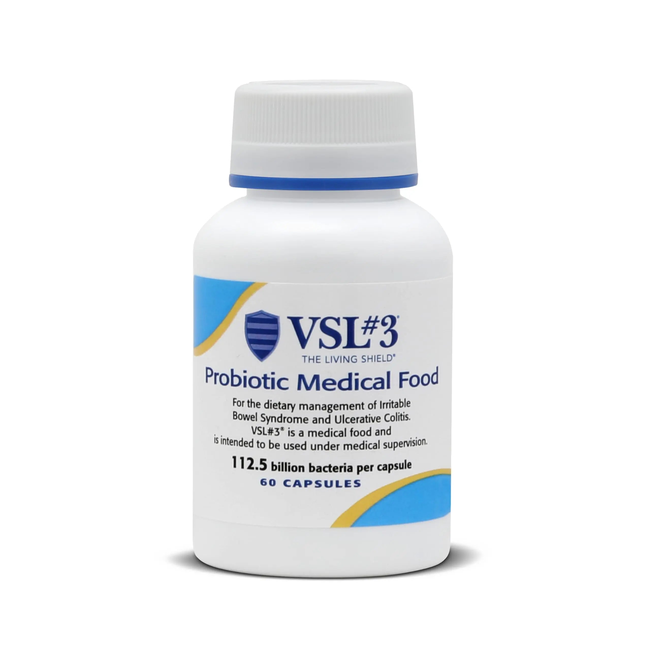 VSL#3® Probiotics for Digestive Health, IBS & UC Symptoms - 112.5B CFUs, High-Potency, Multi-Strain, Live, Refrigerated Probiotic, Medical Food for Gut Health Support in Men & Women, 60 Capsules VSL #3 buy australia supplements