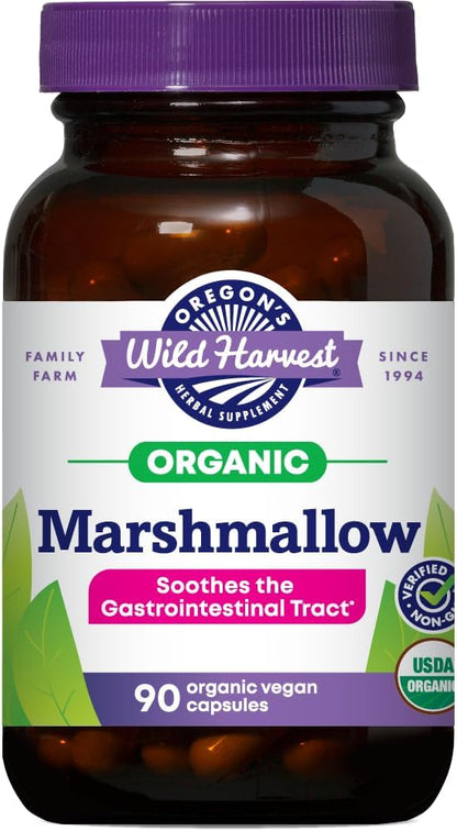 Oregon's Wild Harvest Marshmallow Organic Herbal Supplement, 90 Count Gsupps Australia