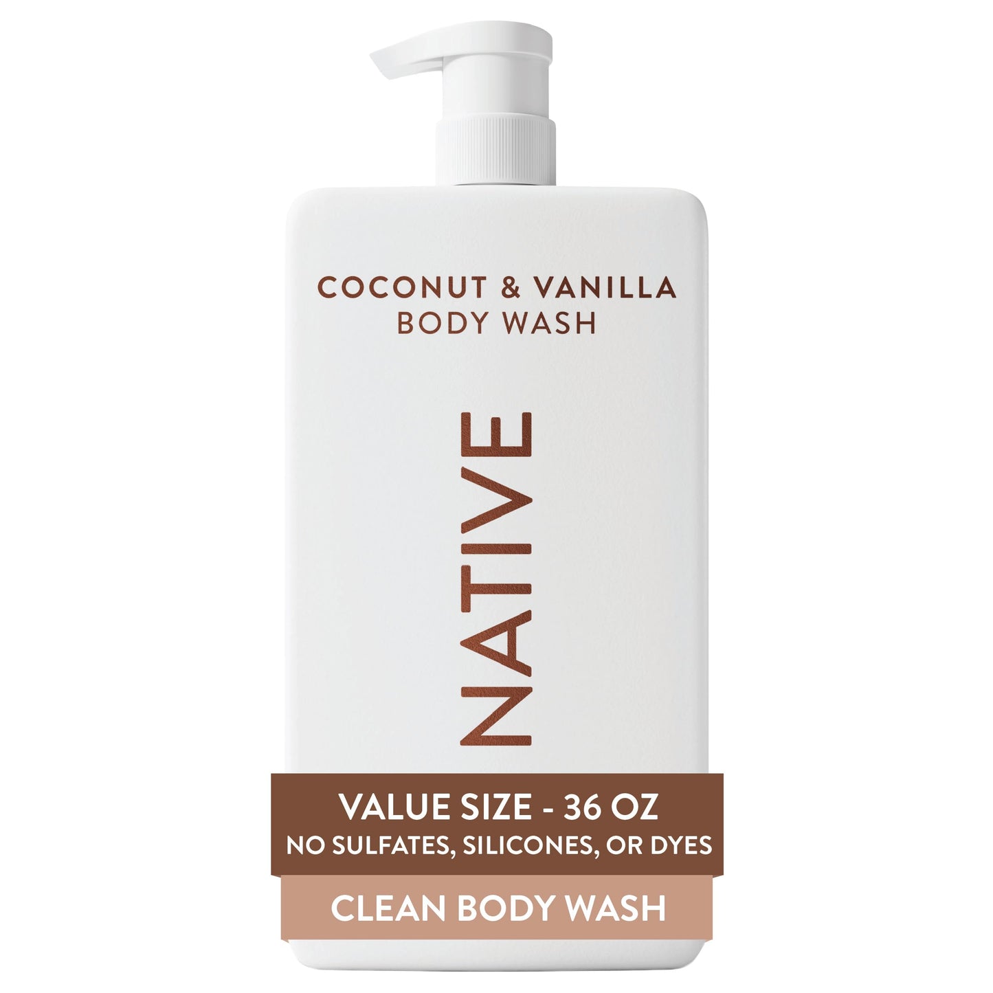 Native Sulfate Free Body Wash Contains Naturally Derived Ingredients | for Women & Men Native