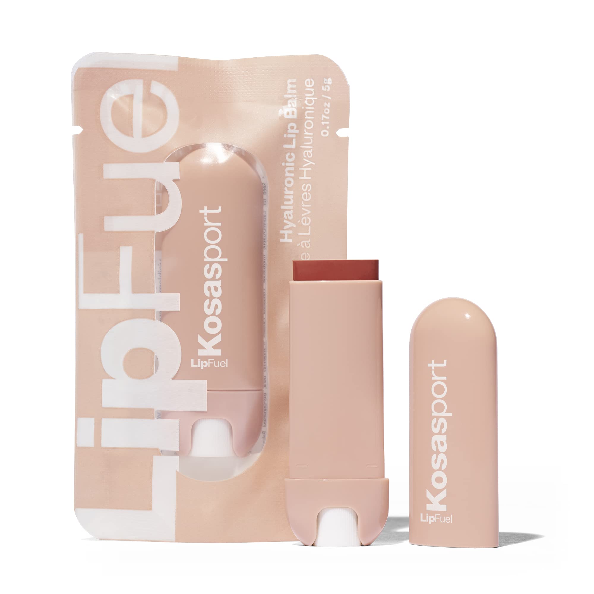 Kosas Lipfuel Hyaluronic Active Sport Lip Balm - Hydrates, Energizes and Protects - Natural Lip Treatment and Care (Flow) Kosas buy australia supplements