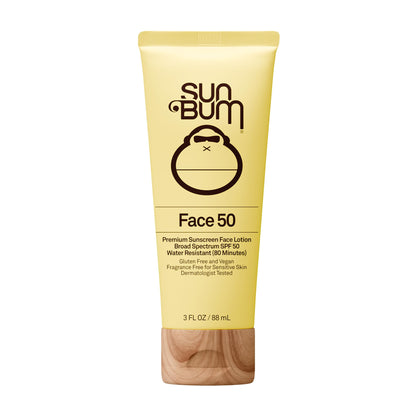 Sun Bum Original SPF 50 Sunscreen Face Lotion - Travel Size - 3 oz Sun Bum