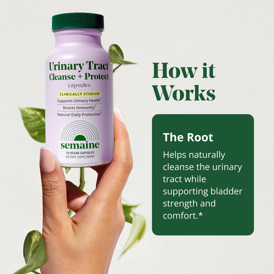 Semaine Urinary Tract Cleanse & Protect – 30 ct, Bladder Support Supplement for Women, Flushes Urinary Tract. Combines Cranberry Proanthocyanidins with Hibiscus. Semaine buy australia supplements