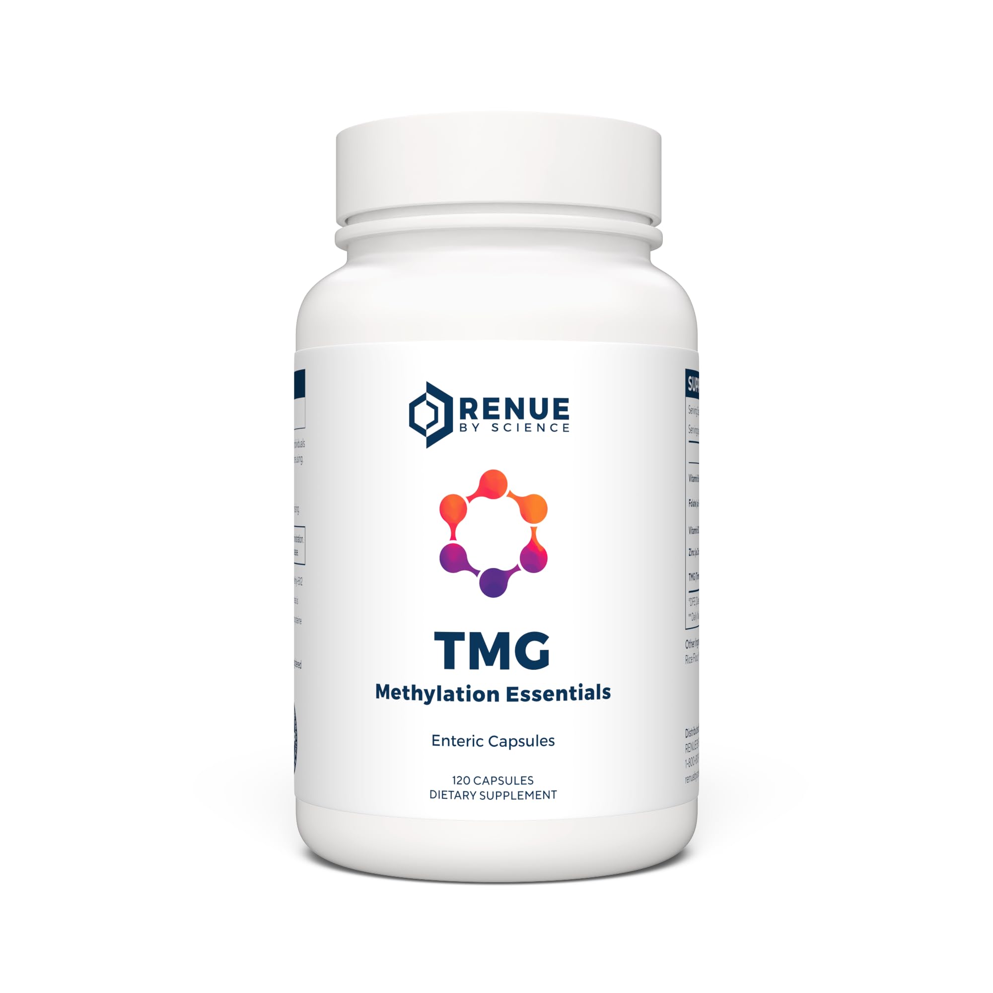 Renue By Science TMG | High Strength TMG Supplements | 120 Trimethylglycine Capsules - 900mg TMG per Serving with Vitamin B12 Vitamin B6 Folate & Zinc | Made in The USA & Third-Party Tested Renue By Science buy australia supplements