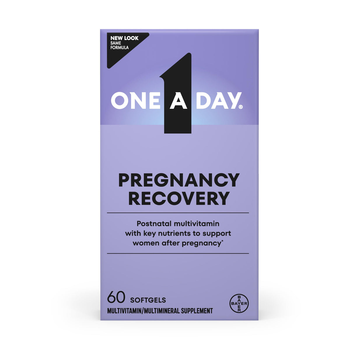 One A Day Postnatal Vitamins for Women, Postnatal Multivitamin with Folic Acid, Omega-3 DHA, B Vitamins, Support Immune Health, Breastfeeding ONE A DAY