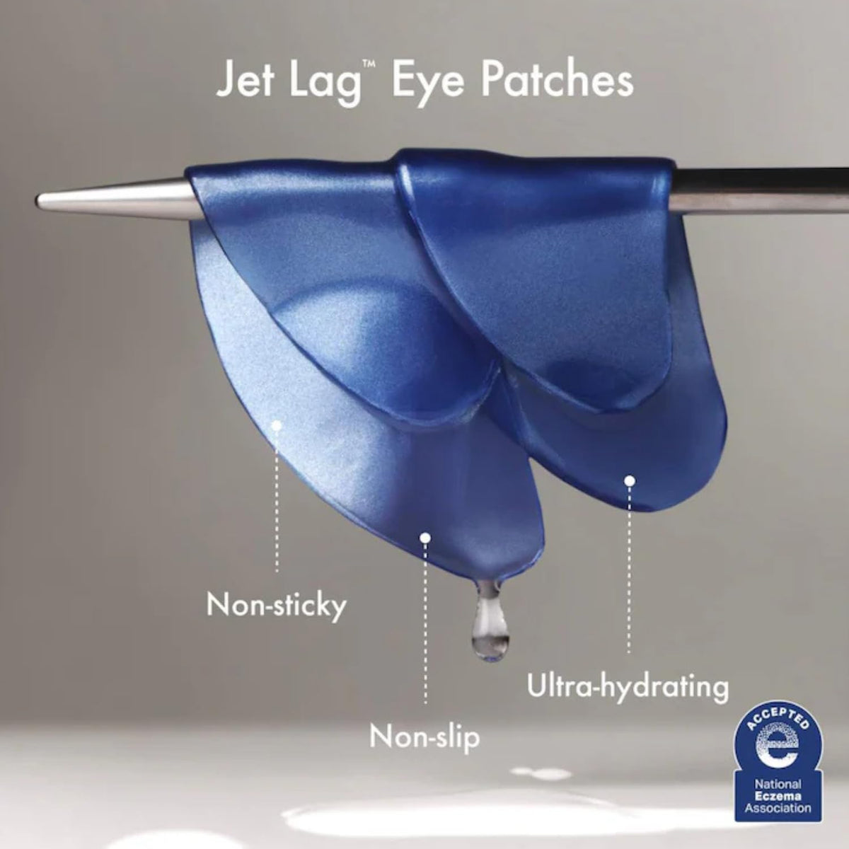 Summer Fridays Jet Lag Hydrating Eye Patches - De-puffing Hydrogel Under Eye Masks with Hyaluronic Acid, Caffeine + Peptides - Soothing + Refreshing At-Home + Travel Skin Care (6 Pairs) Summer Fridays