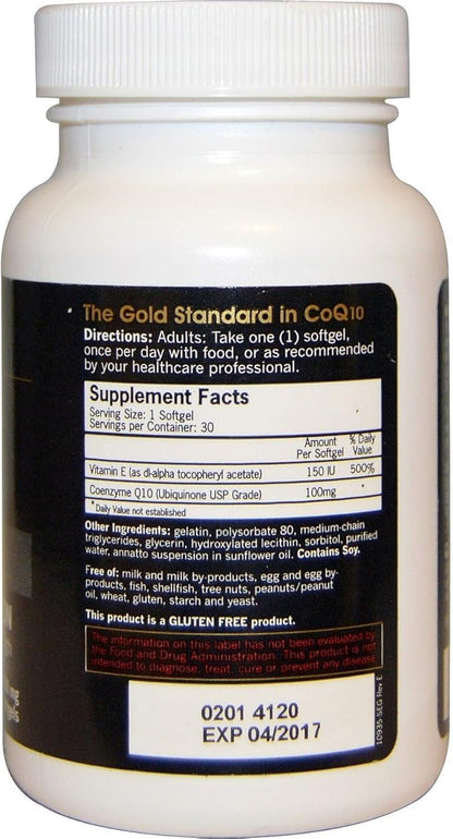 Qunol Ultra CoQ10 100mg, 3X Better Absorption, Antioxidant, 90 Softgels | #1 Cardiologist Recommended Supplement for Heart Health, Coenzyme Q10 Supplement to support Vascular Health & Cellular Energy Gsupps Australia