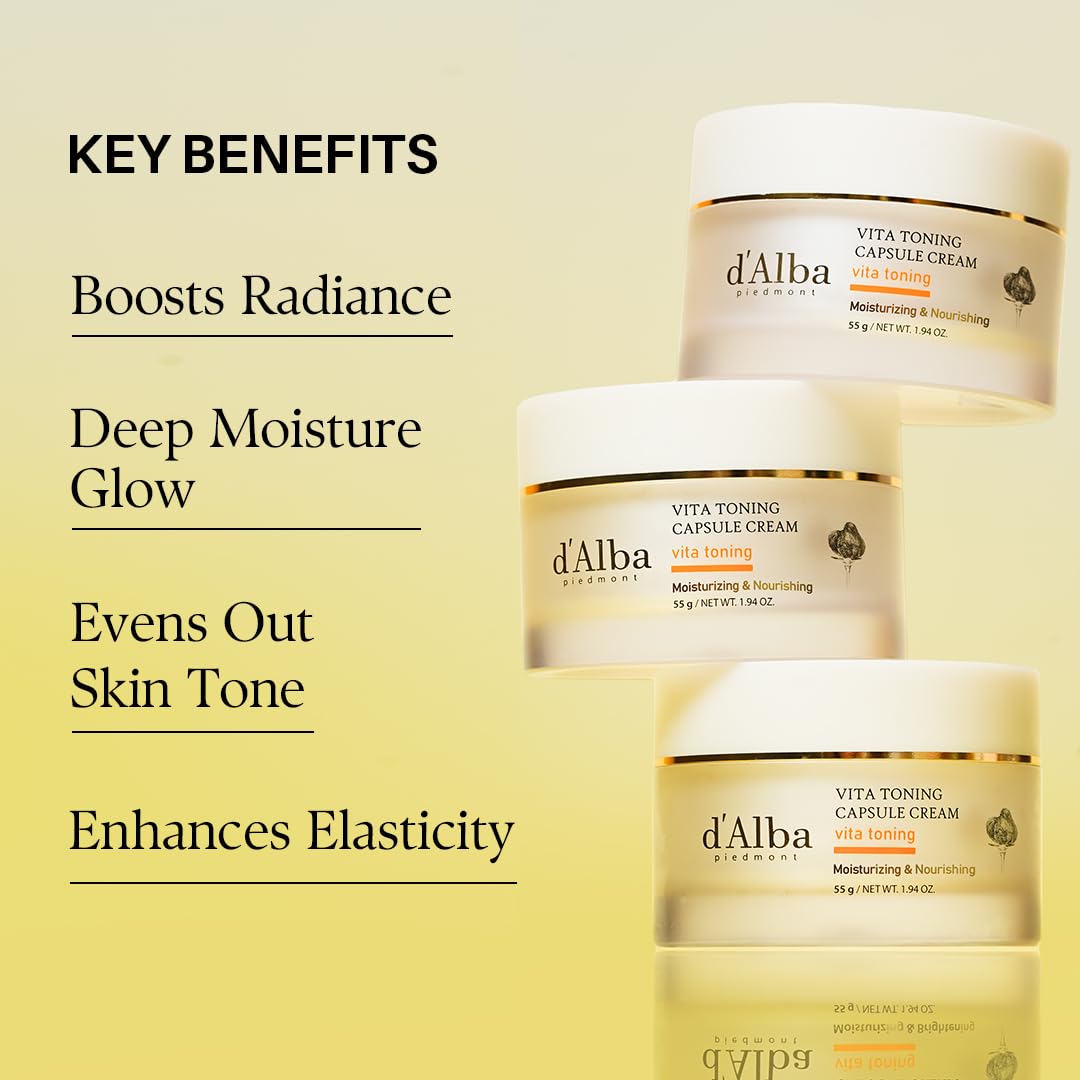 d'alba Piedmont Vita Toning Capsule Cream, Face Moisturizer (1.94 oz) d'alba Piedmont