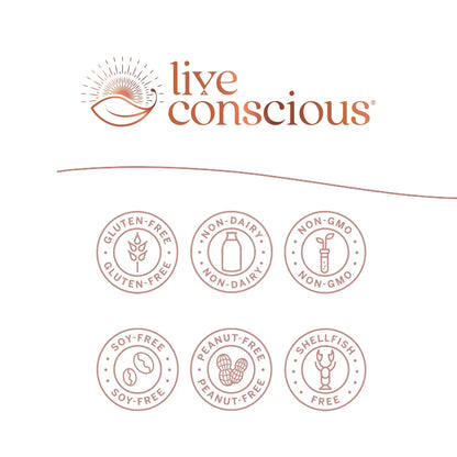 Live Conscious PRO45 Probiotics for Women & Men: Comprehensive Formula, 45 Billion CFU, 11 Strains, Dairy Free - w/Prebiotics and Probiotics Live Conscious