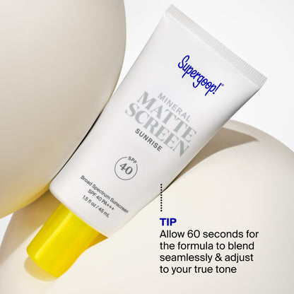Supergoop! Mattescreen Mineral Tinted Face Sunscreen SPF 40, Sunrise Supergoop!