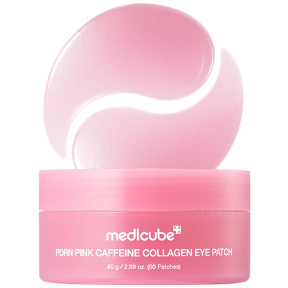 medicube Eye Patch PDRN Caffeine Collagen - Firming Gel Patches, 30 Pairs medicube