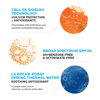 La Roche-Posay Anthelios Melt-In Milk SPF 60 Sunscreen for Face & Body, 5oz La Roche-Posay