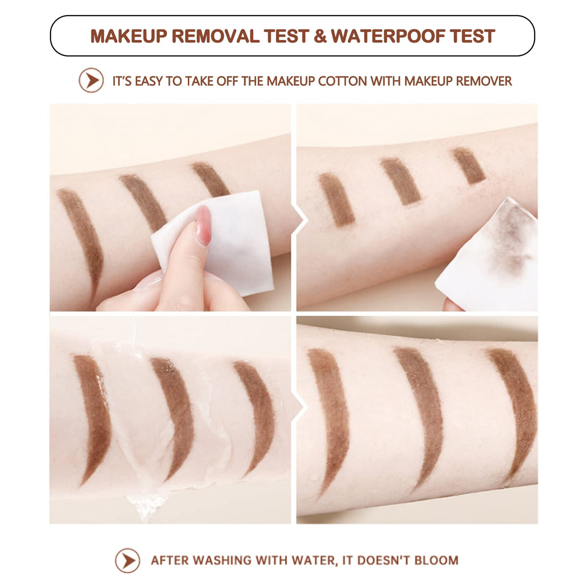 3Pcs Waterproof Eyebrow Pencil Dark Brown, Premium Eye Brow Pencil Brn with Spoolie Brush, Longwearing for Perfect Brows, Professional, Precision, Defines, Double-ended Eyebrow Pen for Women, O'CHEAL O'CHEAL