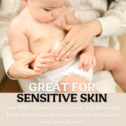 Roe Wellness- Baby Sunscreen Mineral & Reef Safe, Zinc Oxide, Non-Toxic Ingredients SPF 30 | Great For Toddlers, Kids, Newborns & Babies | Non-Greasy, Paraben-Free