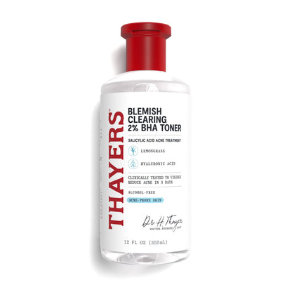 Thayers Blemish Clearing Salicylic Acid Toner, Acne Treatment Face Toner with 2% Salicylic Acid THAYERS