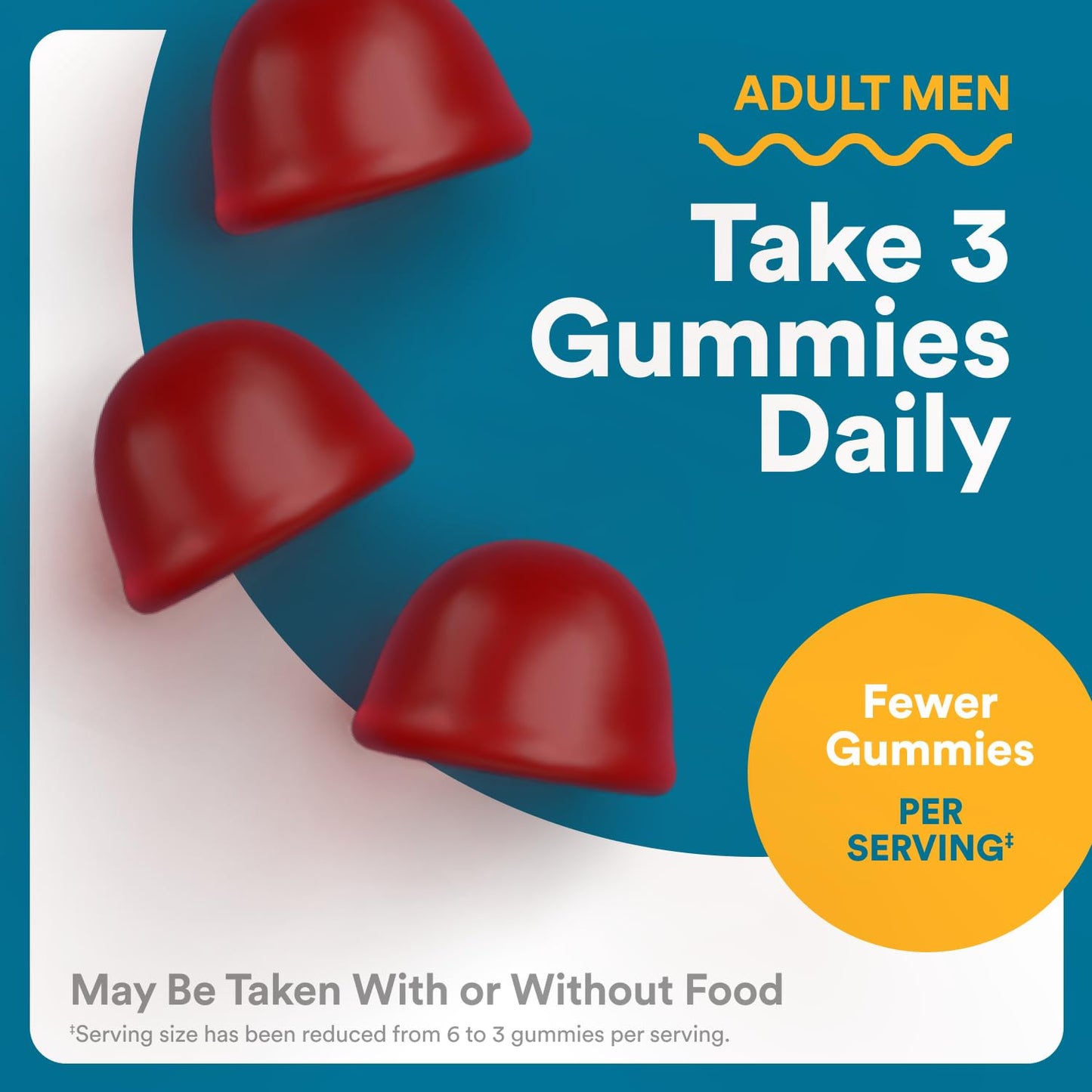 SmartyPants Men's Multivitamin Gummies with Omega 3 DHA/EPA, Methylfolate, Vitamin D3, C, B12, B6, A, K, Zinc SmartyPants