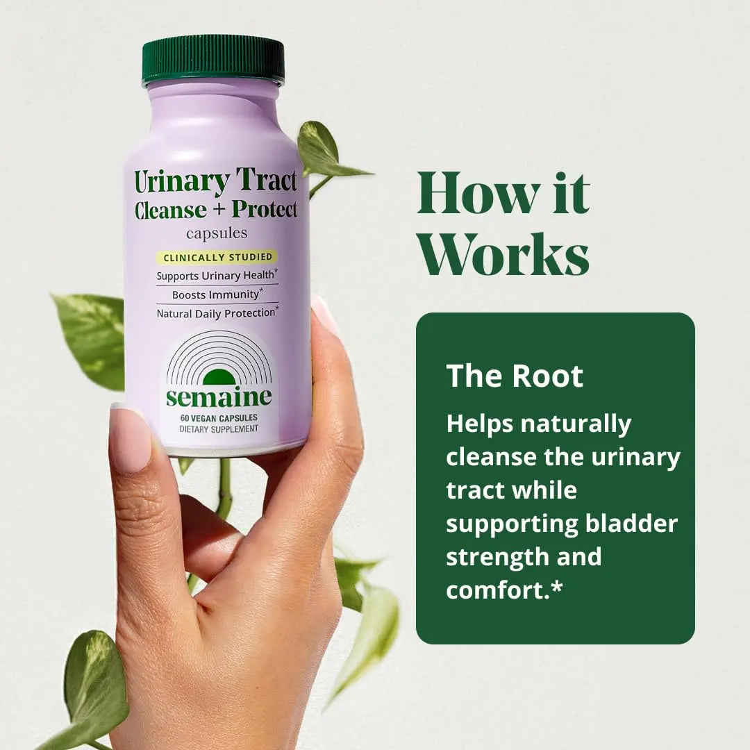 Semaine Urinary Tract Cleanse & Protect – 60 ct, Bladder Support Supplement for Women, Flushes Urinary Tract. Combines Cranberry Proanthocyanidins with Hibiscus Semaine buy australia supplements
