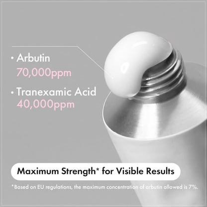 TOSOWOONG Arbutin 7% + Tranexamic Acid 4% Cream for Dark Spots, Brightening TOSOWOONG