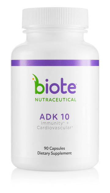 Biote Nutraceuticals - ADK 10 - Immunity + Cardiovascular (90 Capsules)