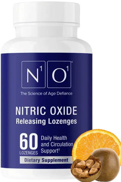 N1O1 Nitric Oxide Lozenges - 60 Count - Nitric Oxide Supplement for Heart Health, Circulation, Energy, Blood Flow, Oxygenation, Healthy Blood Pressure N1O1