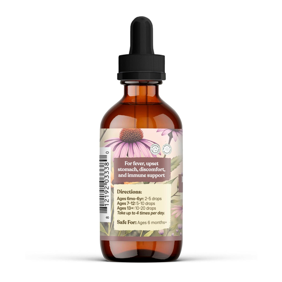 Earthley Wellness Feel Better Fast, All-Natural Relief for Minor Ailments, Organic Herbal Formula, Supports Immune & Digestive Health, Echinacea Root and More Earthley Wellness