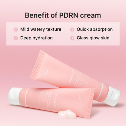 medicube PDRN Pink Hyaluronic Moisturizing Cream | Blemish Recovery, Relief & Hydrating Care | Restores Skin Elasticity & Glow medicube