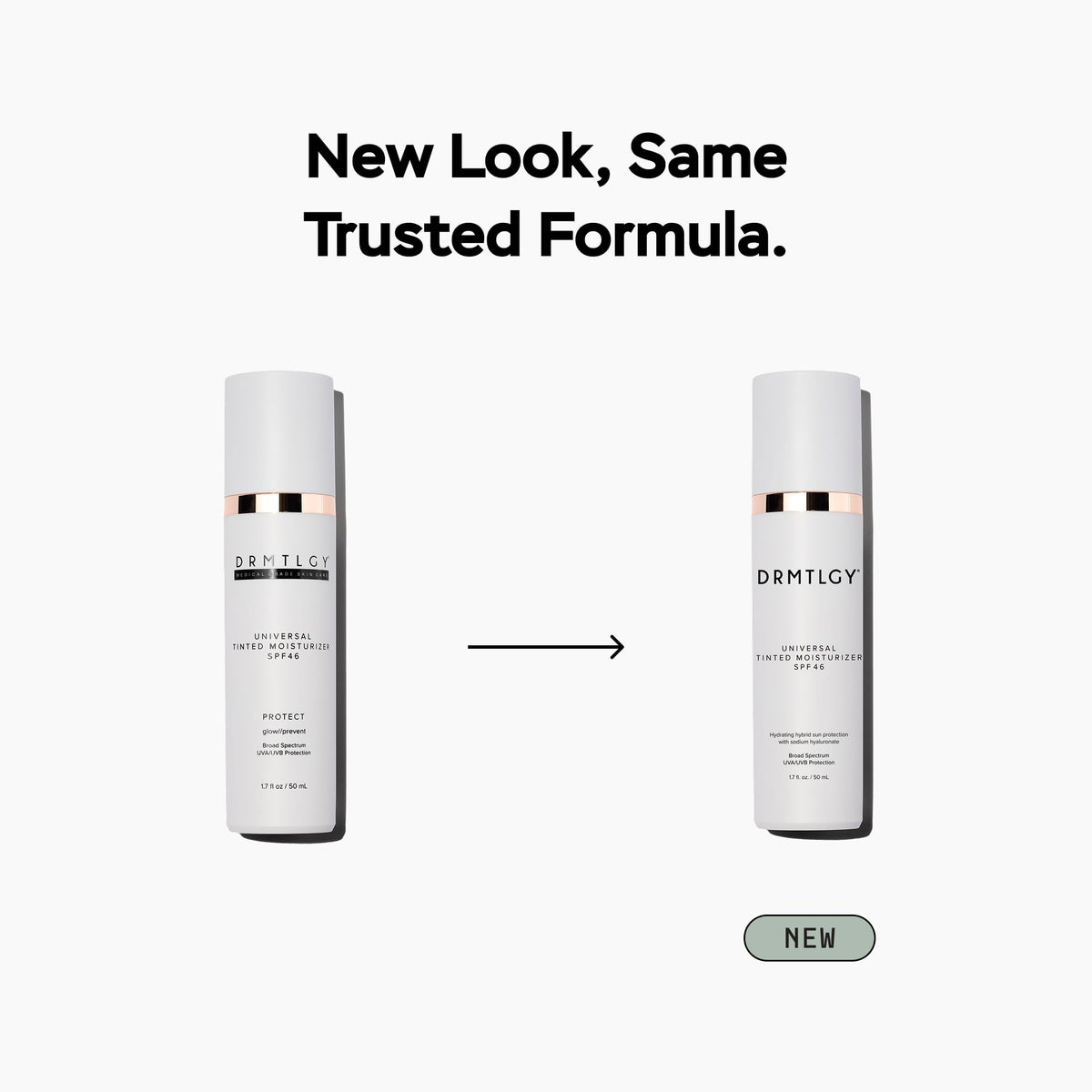 DRMTLGY Universal Tinted Moisturizer SPF 46, Dewy Tinted Sunscreen DRMTLGY