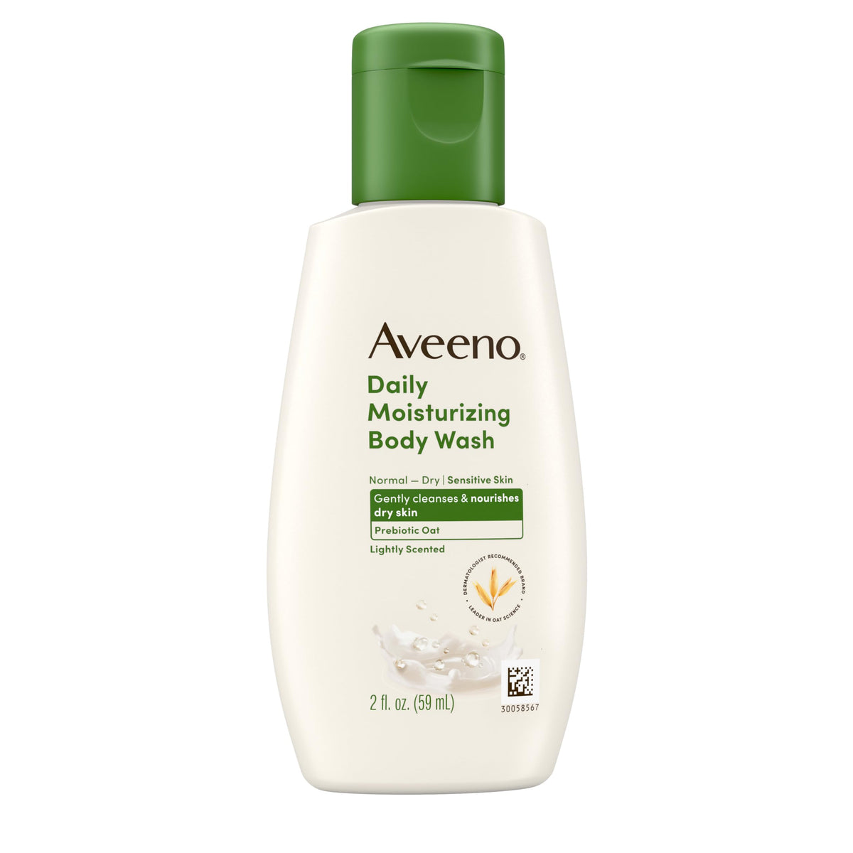 Aveeno Daily Moisturizing Body Wash, Lightly Scented, 2 fl. oz Aveeno