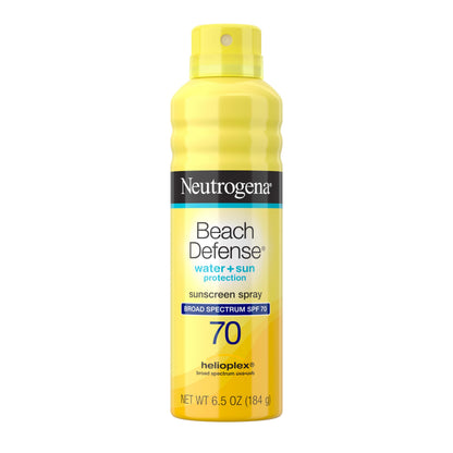 Neutrogena Beach Defense Sunscreen Spray, SPF 70, 6.5 oz Neutrogena