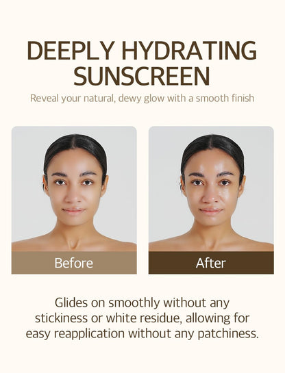 mixsoon Bean Sunscreen-Lightweight Airy Texture SPF 50 No Pilling Korean Sunscreen for Face, No White Cast, Non-Sticky Stocking Stuffers 50ml / 1.69 fl.oz. Korean Glass Skin Care (Bean, 1.69) mixsoon