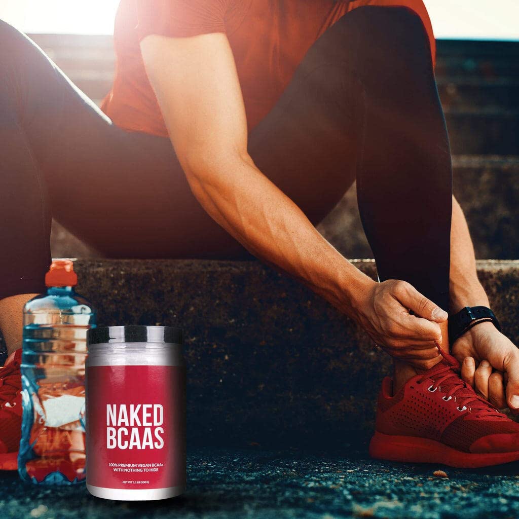 NAKED BCAAs Amino Acids Powder, Only 1 Ingredient, Pure 2:1:1 Formula, Vegan Unflavored Branched Chain Amino Acids, Instantized All Natural BCAA Supplement - 500 Grams, 100 Servings NAKED buy australia supplements